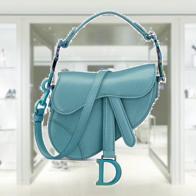 Dior Micro Saddle Bag with Strap