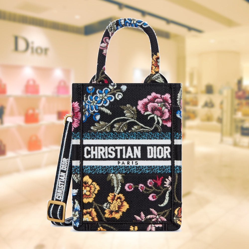 Christian Dior  ミニフォン バッグ Dior MINI DIOR BOOK TOTE PHONE BAG S5555CEAU_M911 – BORDER-GARA