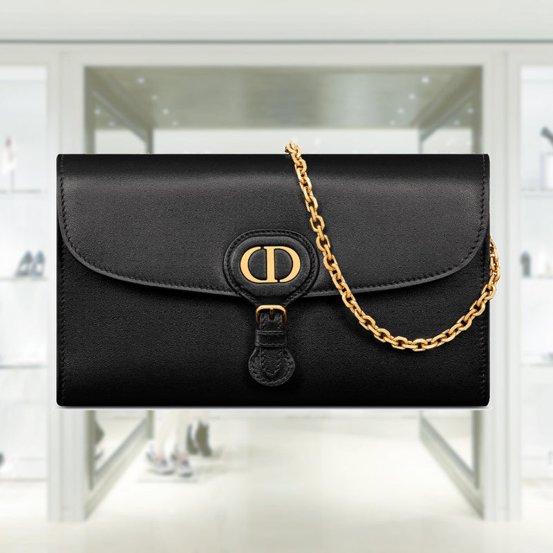 DIOR BOBBY EAST-WEST POUCH WITH CHAIN
