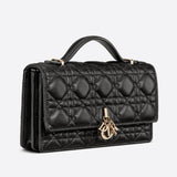 LADY DIOR TOP HANDLE CLUTCH