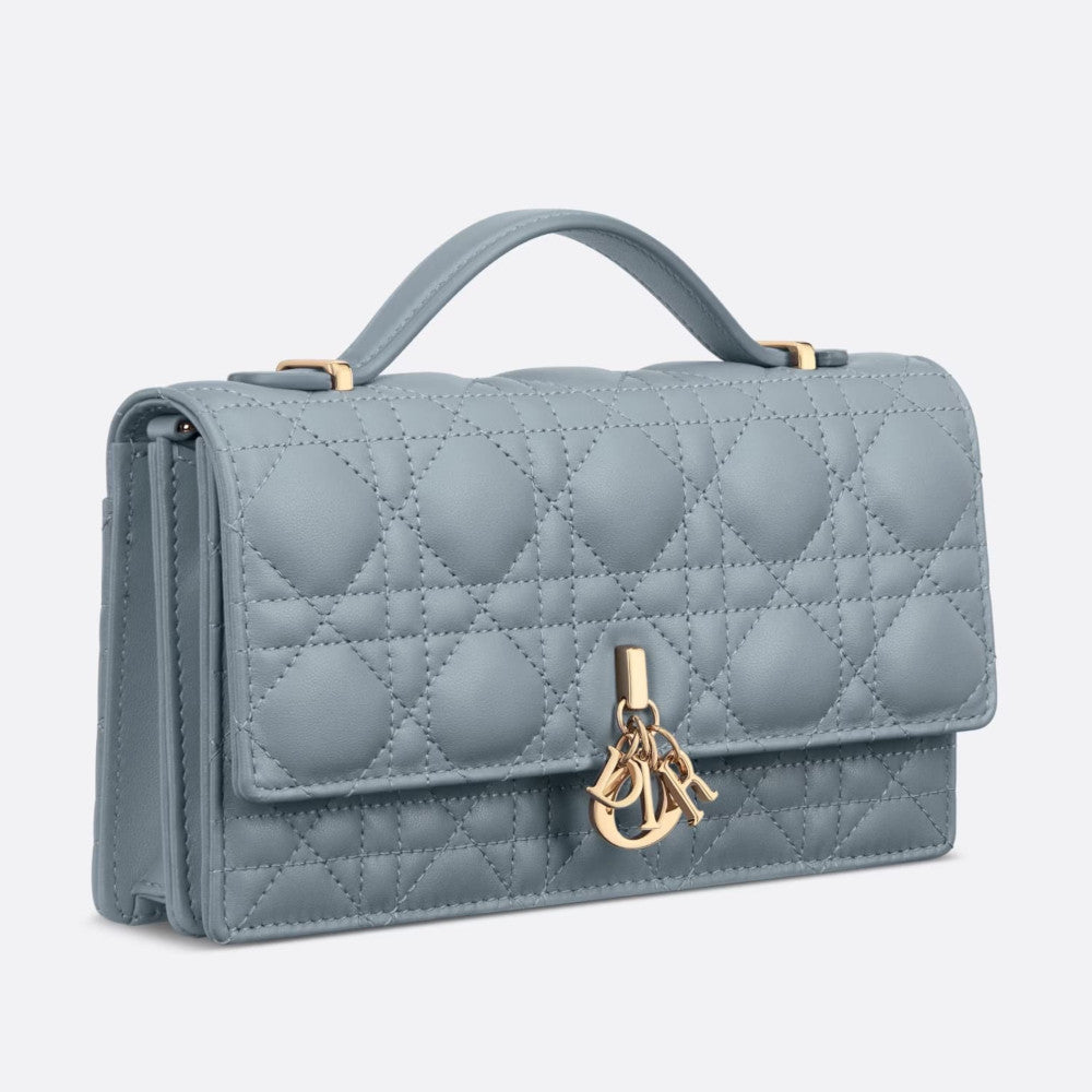 Dior LADY DIOR TOP HANDLE CLUTCH S0980ONMJ_M81B – BORDER-GARA