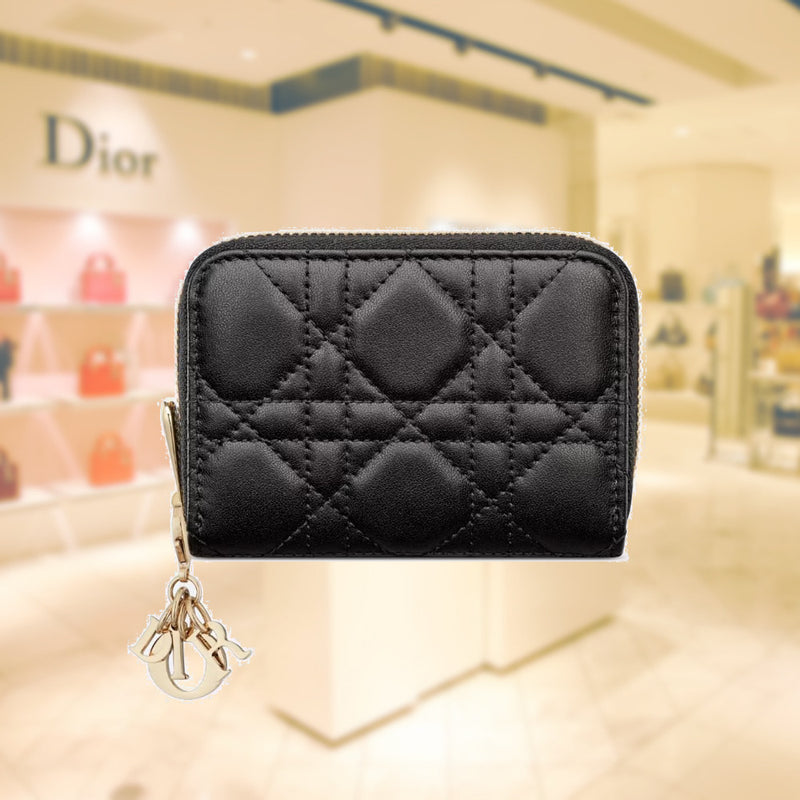 SMALL LADY DIOR VOYAGEUR COIN PURSE