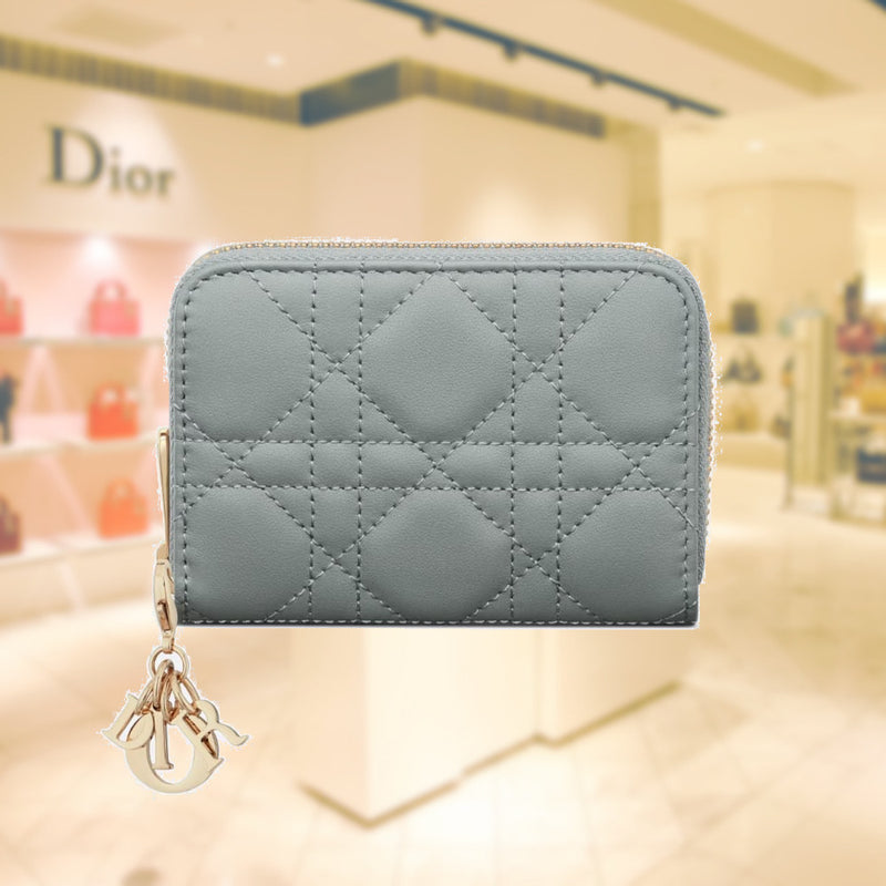 SMALL LADY DIOR VOYAGEUR COIN PURSE