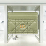 DIOR CARO FIVE-SLOT CARD HOLDER