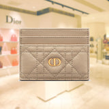 DIOR CARO FIVE-SLOT CARD HOLDER