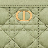 DIOR CARO ZIPPED POUCH WITH CHAIN