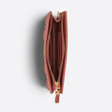 DIOR CARO ZIPPED POUCH WITH CHAIN