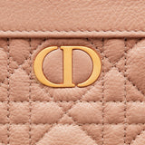 DIOR CARO ZIPPED POUCH WITH CHAIN