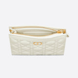 DIOR CARO ZIPPED POUCH WITH CHAIN