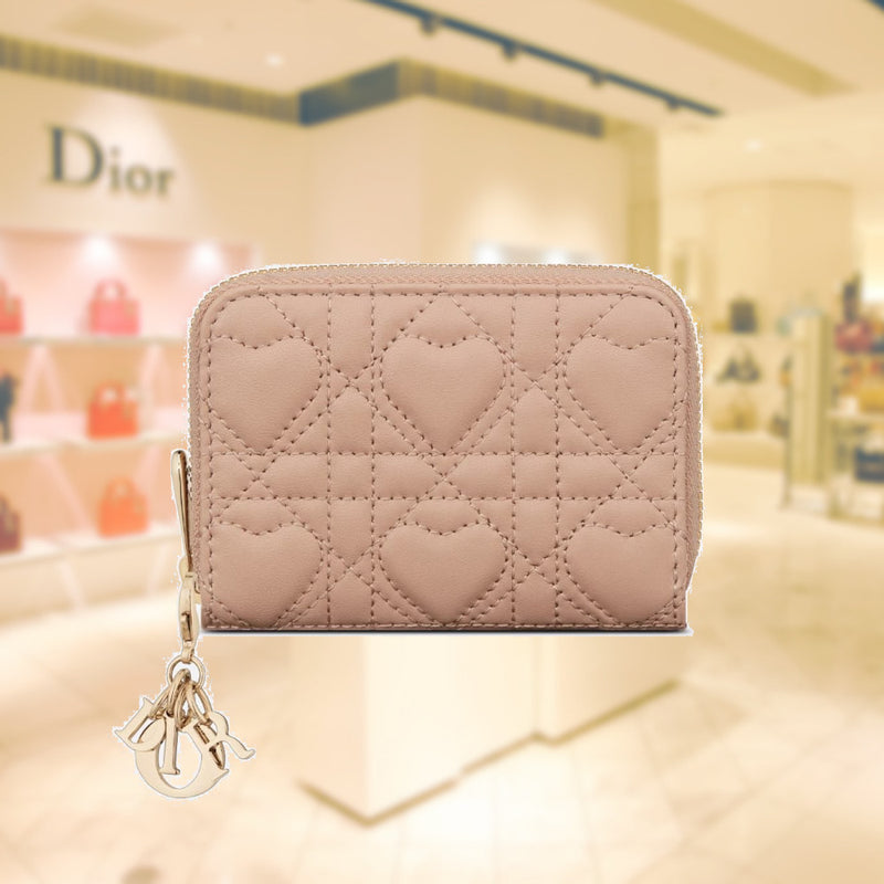 HOT Mini Lady Dior Wallet Lady Dior Card Holder Small Dior