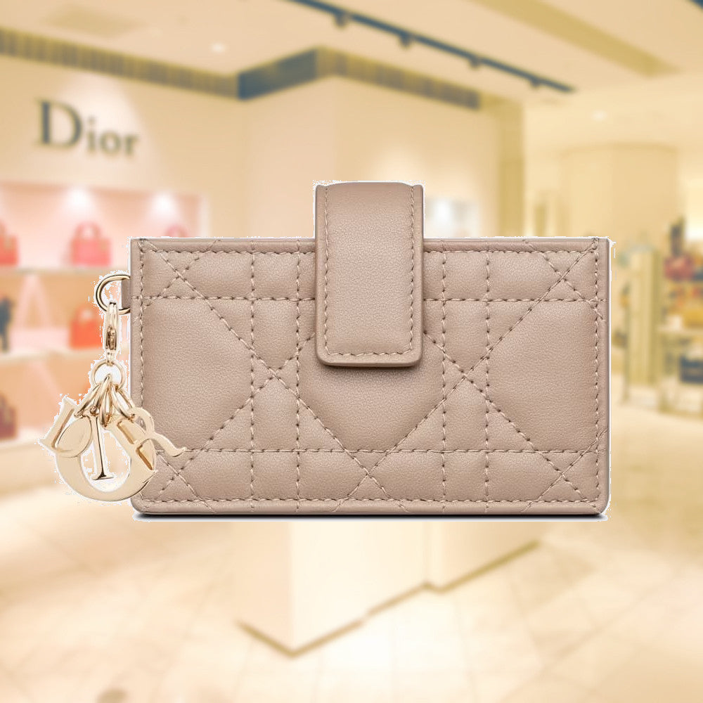 Dior LADY DIOR 5-GUSSET CARD HOLDER S0074ONMJ_M45U – BORDER-GARA