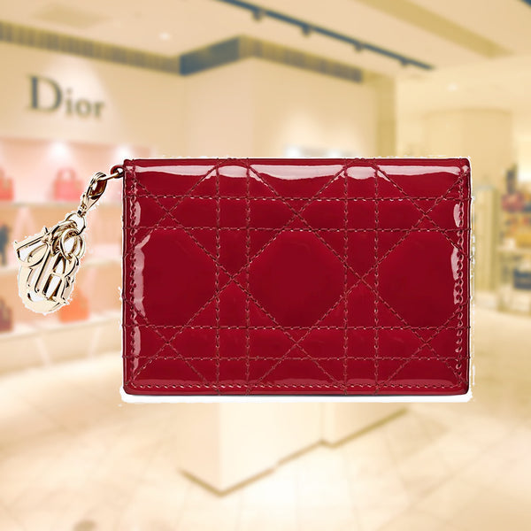 LADY DIOR FLAP CARD HOLDER