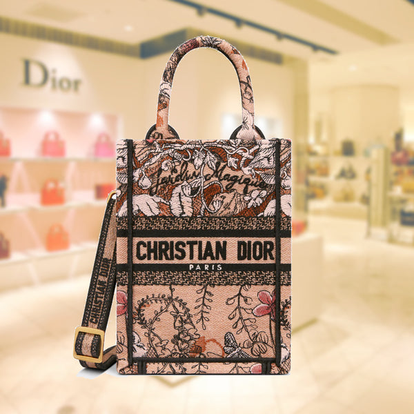 MINI DIOR BOOK TOTE PHONE BAG