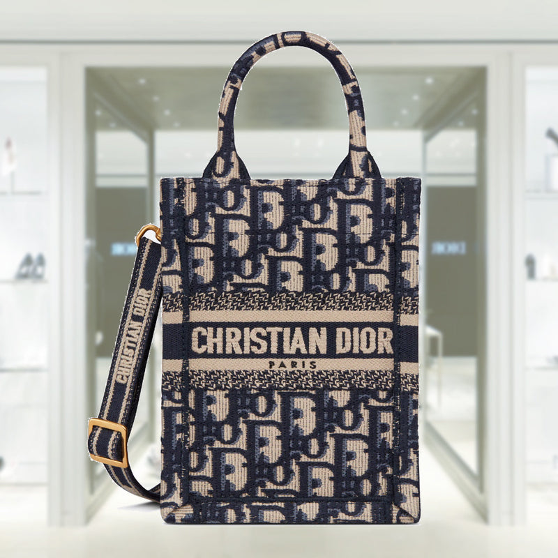 MINI DIOR BOOK TOTE PHONE BAG