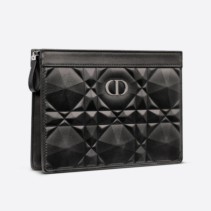 Shop Christian Dior DIOR CARO DIOR CARO ZIPPED POUCH WITH CHAIN  (S5106UWHC_M49P, S5106UWHC_M81B, S5106UWHC_M900, S5106UWHC_M116,  S5106UWHC_M41G) by Floja