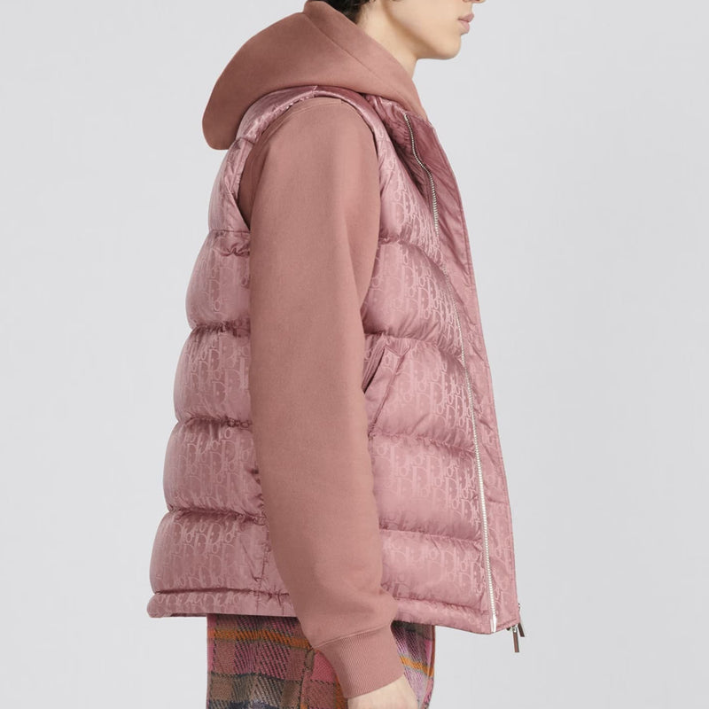 DIOR OBLIQUE SLEEVELESS DOWN JACKET