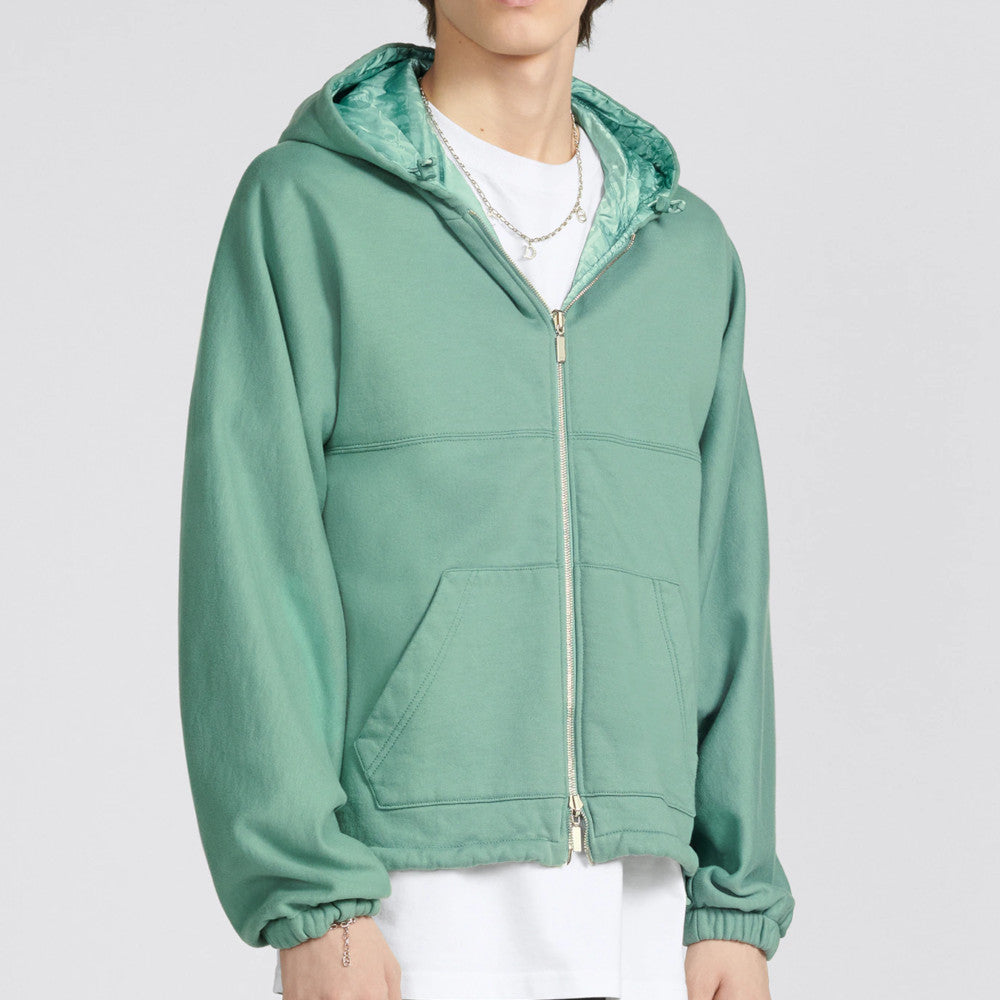 【DIOR】REVERSIBLE ZIP-UP HOODIE Dior CHRISTIAN DIOR COUTURE REVERSIBLE HOODED TRACK JACKET