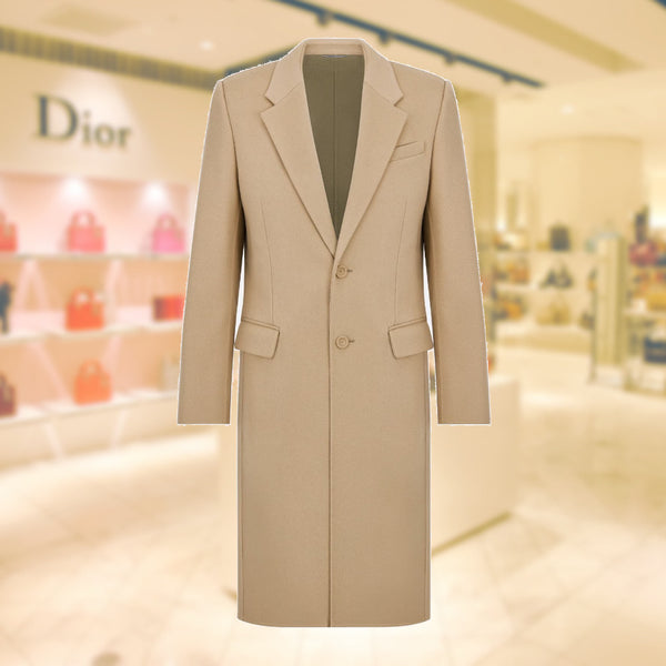 TWO-TONE DOUBLE-SIDED COAT