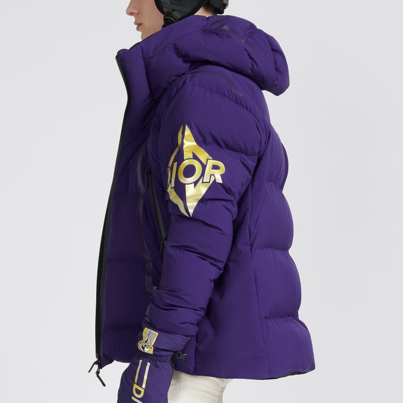 DIOR AND DESCENTE HOODED DOWN JACKET