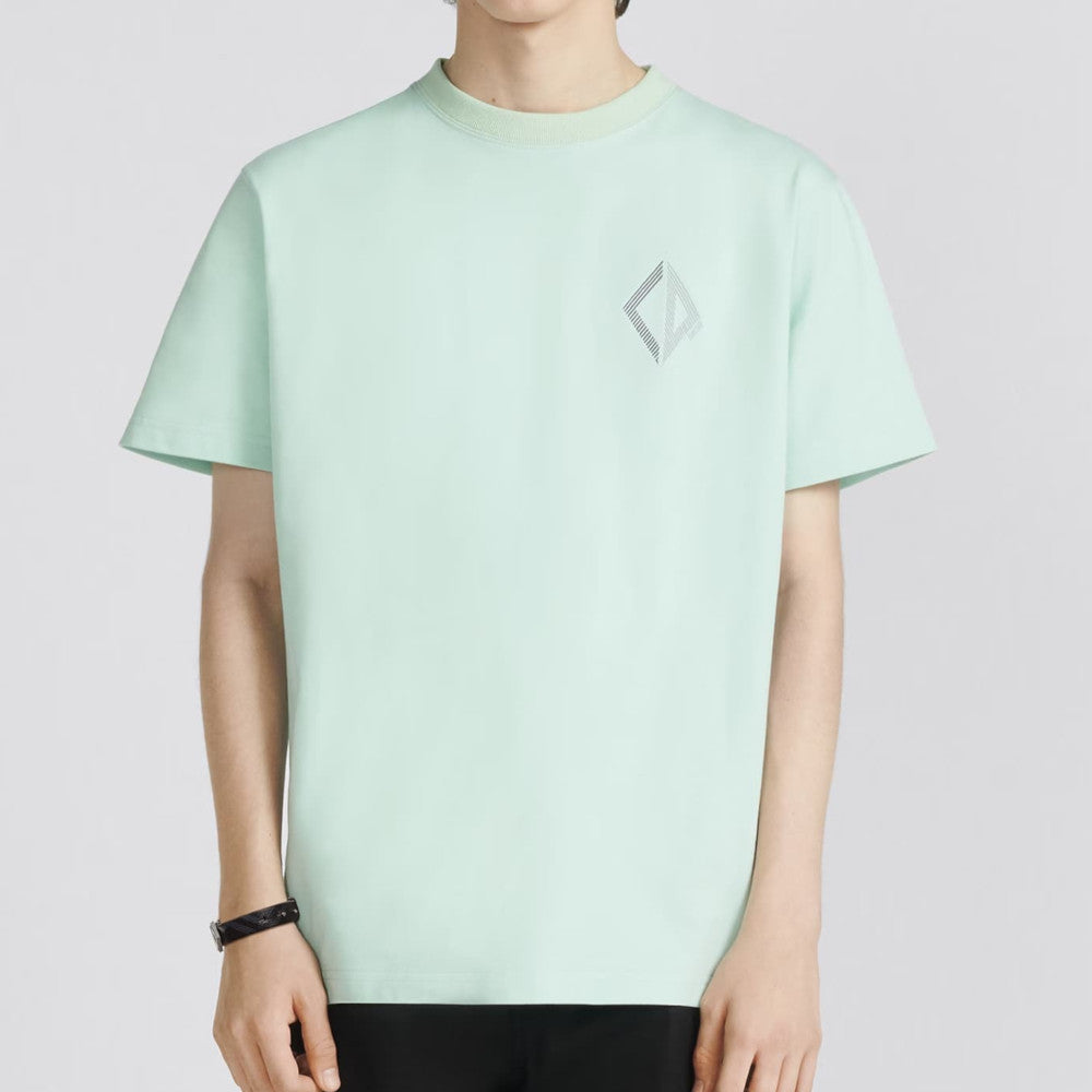 Dior CD DIAMOND RELAXED-FIT T-SHIRT 313J696D0554_C688 Dior CD DIAMOND RELAXED-FIT T-SHIRT 313J696D0554_C688