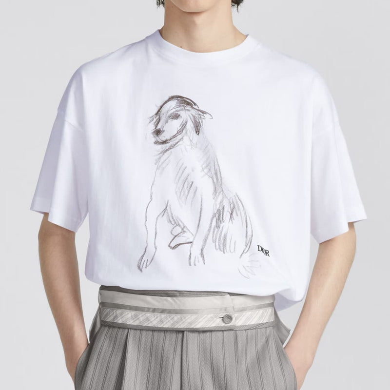 DIOR AND DUNCAN GRANT AND CHARLESTON OVERSIZED T-SHIRT