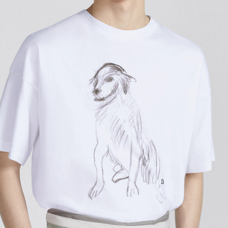 DIOR AND DUNCAN GRANT AND CHARLESTON OVERSIZED T-SHIRT