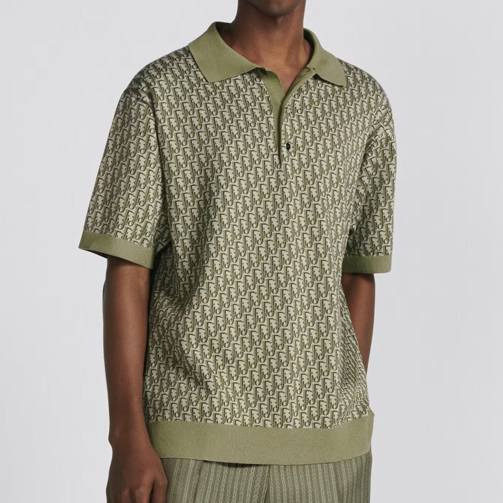 Dior DIOR OBLIQUE POLOSHIRT 293M832AT396_C686 – BORDER-GARA