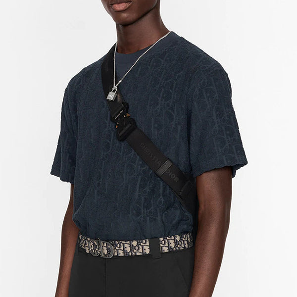 Dior DIOR OBLIQUE RELAXED-FIT T-SHIRT 113J692A0614_C540 Dior DIOR OBLIQUE RELAXED-FIT T-SHIRT 113J692A0614_C540