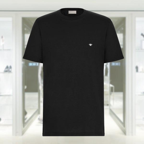 Dior T-SHIRT WITH BEE EMBROIDERY 733J603B0677_C980 – BORDER-GARA