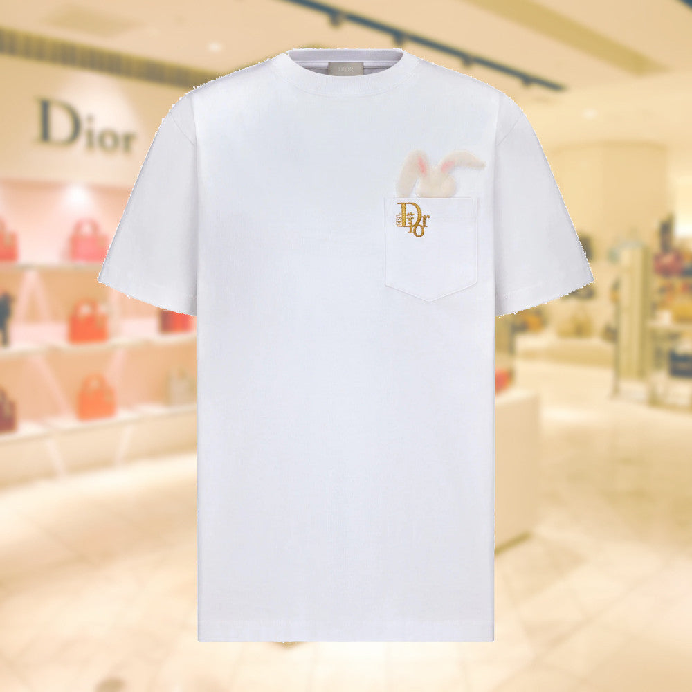 DIORTシャツ Rare Dior X Judy Blame Safety Pin embroidered T- Shirt 2020