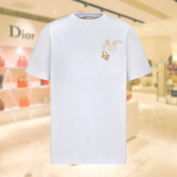 diorTシャツ Dior RELAXED-FIT DIOR BY ERL T-SHIRT 313J651A0554_C081