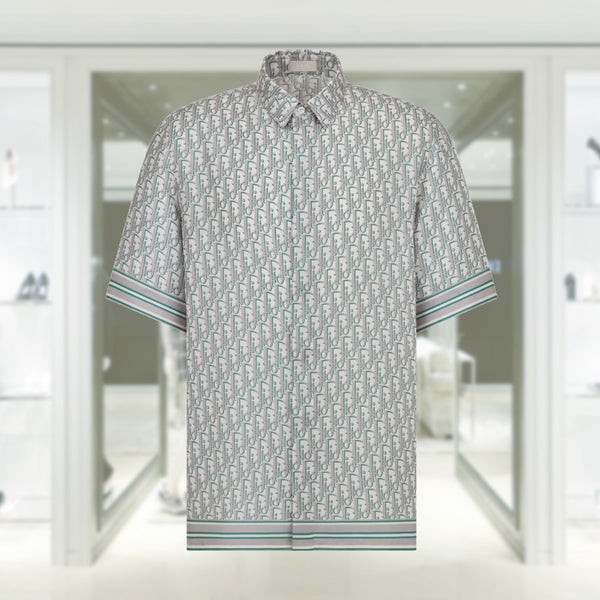 DIOR OBLIQUE SHORT-SLEEVED SHIRT