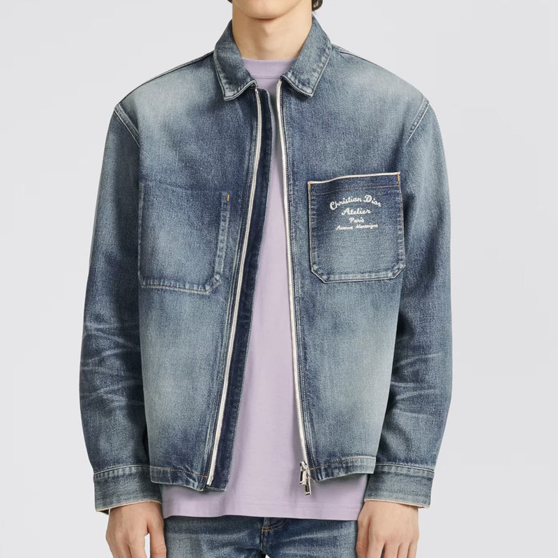 Dior atelier denim jacket best sale