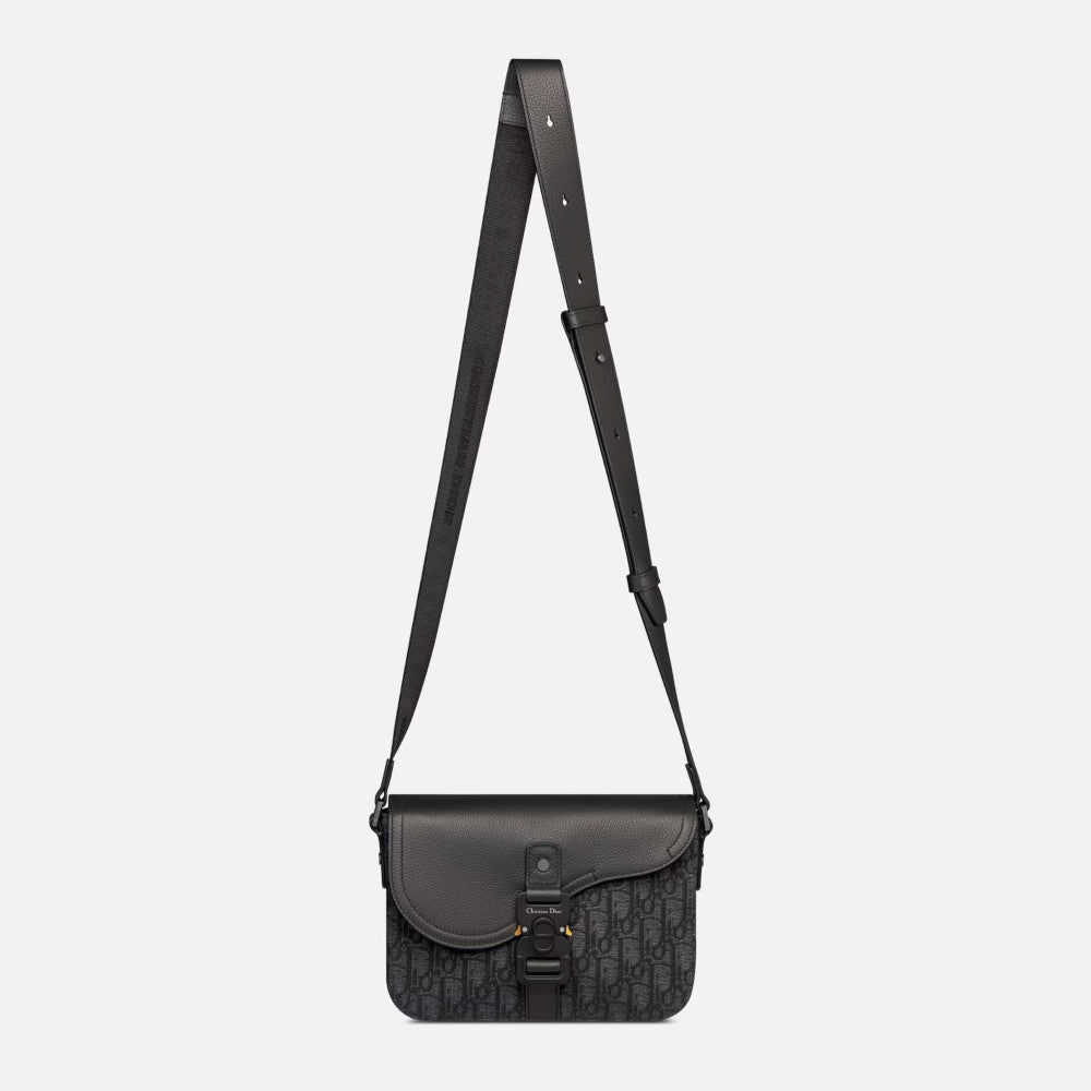 Dior MINI SADDLE BAG WITH STRAP 1ADPO049YKS_H00N – BORDER-GARA