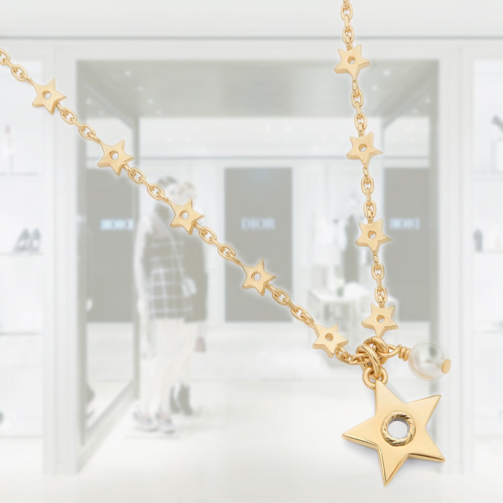 Dior DIOR STAR NECKLACE N2215WOMPL_D301 – BORDER-GARA