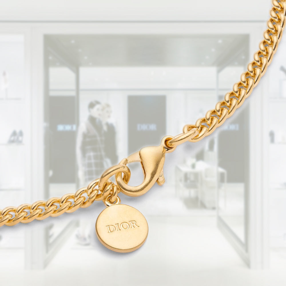Dior☆ Night Code brass necklace Dior Dior Night Code Brass Necklace | Grailed