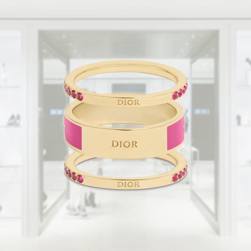 DIOR CODE RING SET