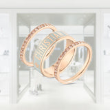 DIOR CODE RING SET