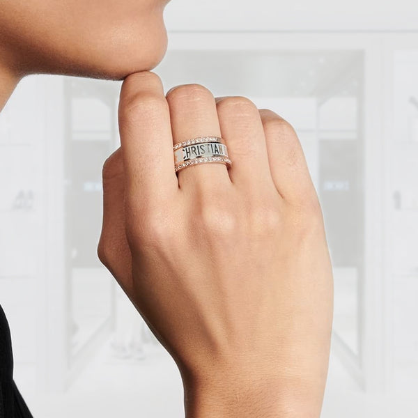 DIOR CODE RING SET