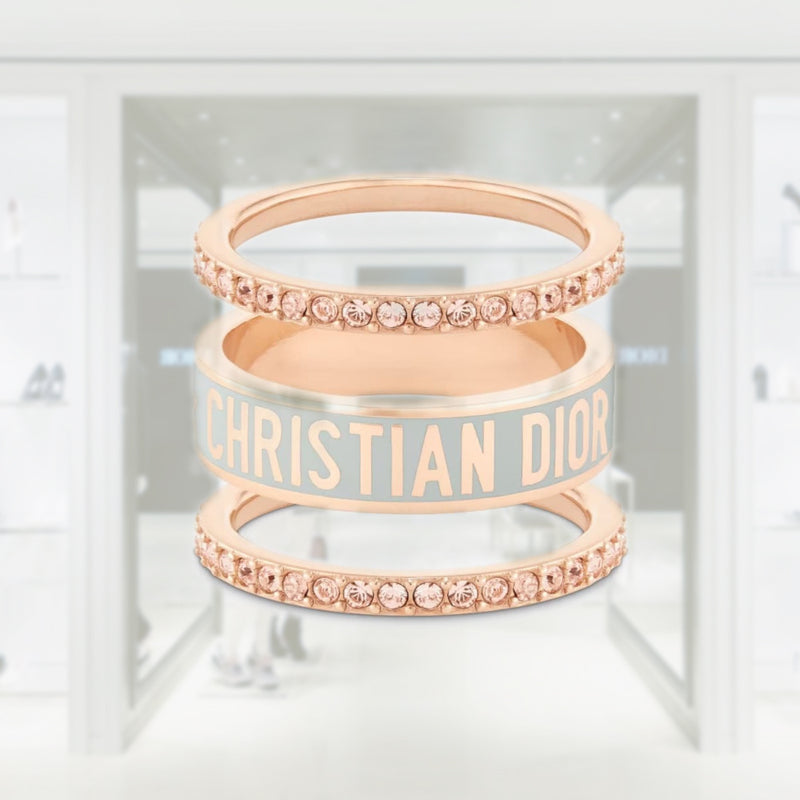 DIOR CODE RING SET