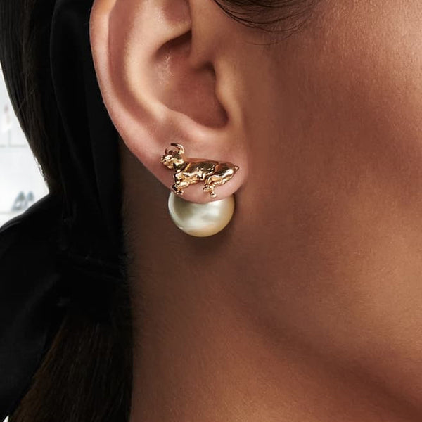 DIOR TRIBALES EARRING - BULL