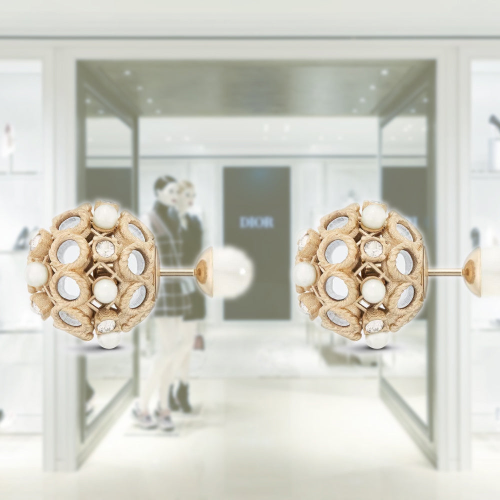 Dior DIOR TRIBALES EARINGS E2338WOMPL_D301 – BORDER-GARA