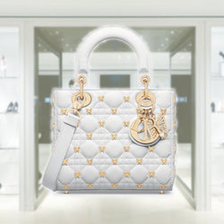 Dior LADY DIOR BAG SMALL M0531ONHZ_M010 – BORDER-GARA
