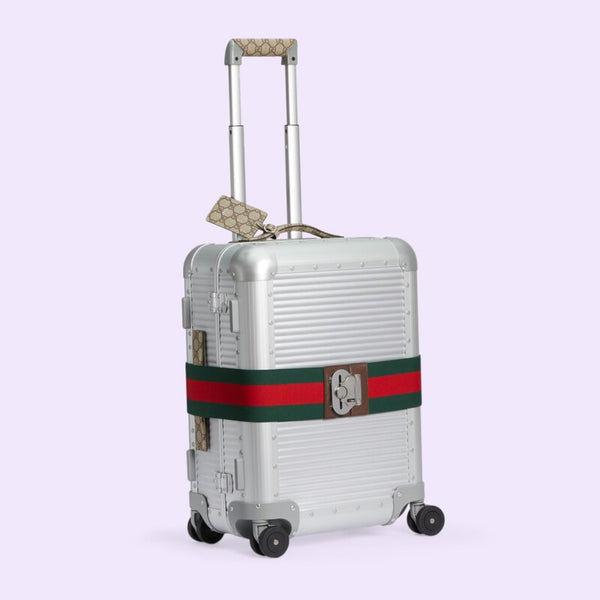 ALUMINUM CABIN TROLLEY WITH LUGGAGE STRAP