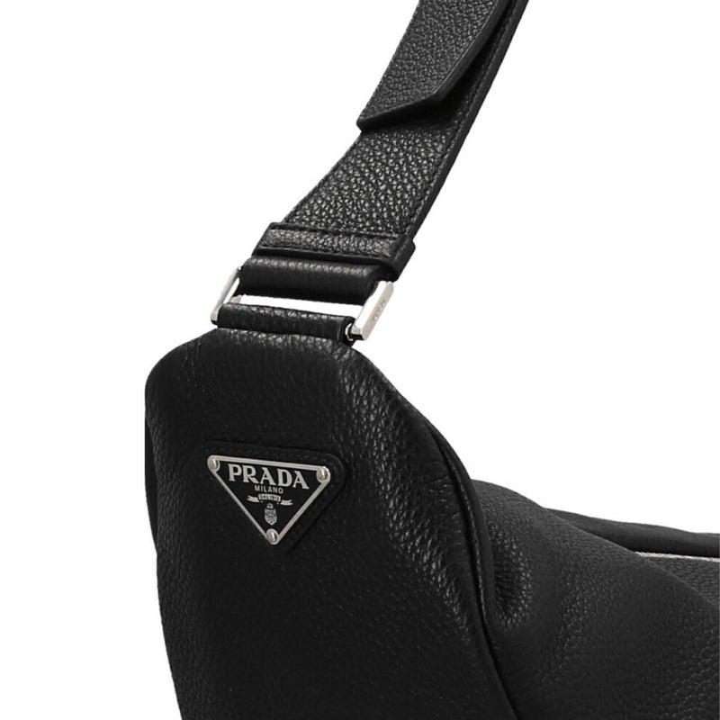 Triangle logo shoulder bag