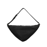 Triangle logo shoulder bag