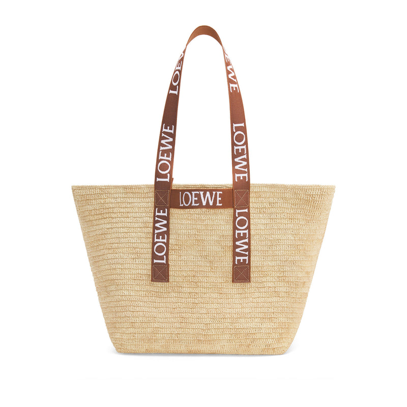 Fold Shopper in raffia