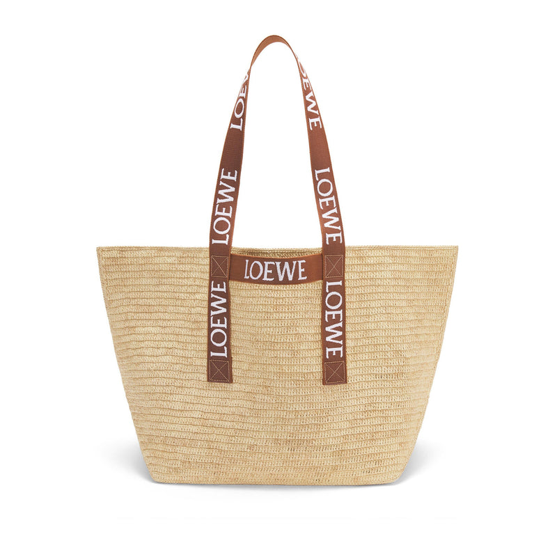 Fold Shopper in raffia