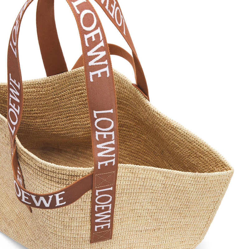 Fold Shopper in raffia