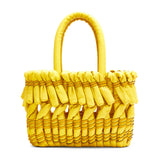 Small Tubular Basket in nappa lambskin